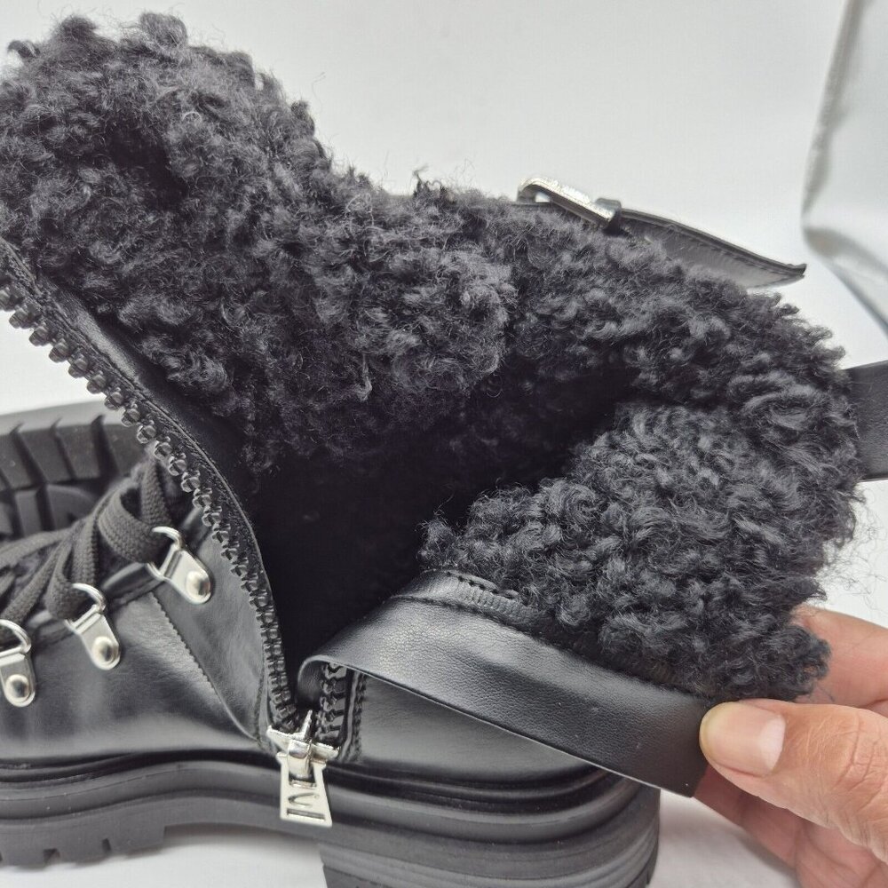 Circus by Sam Edelman Women's Boots Size 7 Gretchen Shearling Hiker Black - Picture 8 of 9